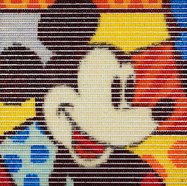 Micky Maus (Mickey Mouse) aus Gummibärchen vom Künstler Johannes Cordes
