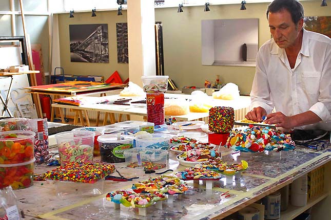 Kunst aus Süssigkeiten des Künstlers Johannes Cordes